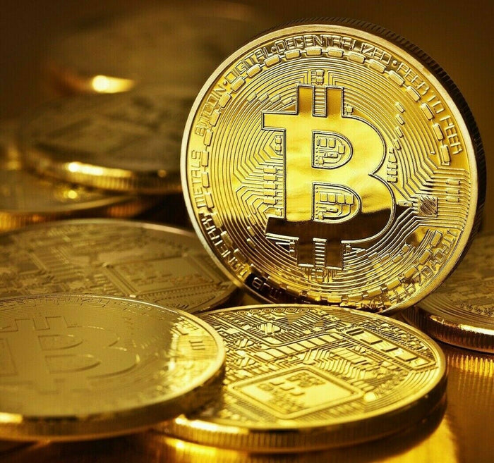 BITCOIN: Limited Edition Physical Coin with Round Display Case (Free Shipping)