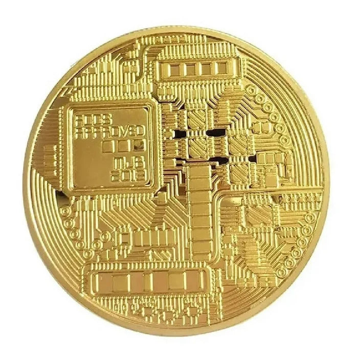 BITCOIN: Limited Edition Physical Coin with Round Display Case (Free Shipping)