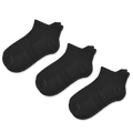Viasox Black Ankle Compression Socks Bundle 3-Pack front view