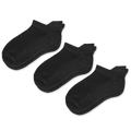 Viasox Black Ankle Socks Bundle 3-Pack front view