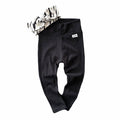 Black Ribbed Leggings with Zebra Striped Headband