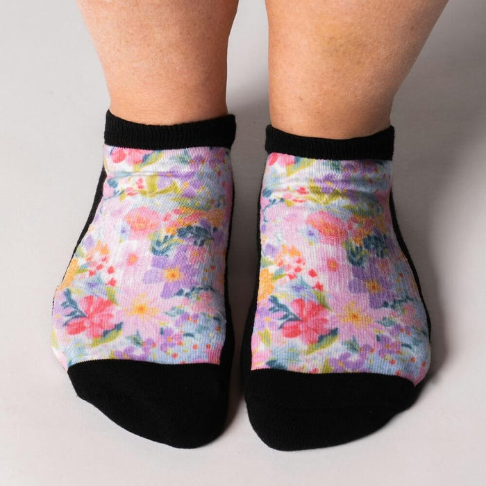 Viasox Bloom Ankle Socks 3-Pack Bundle side view