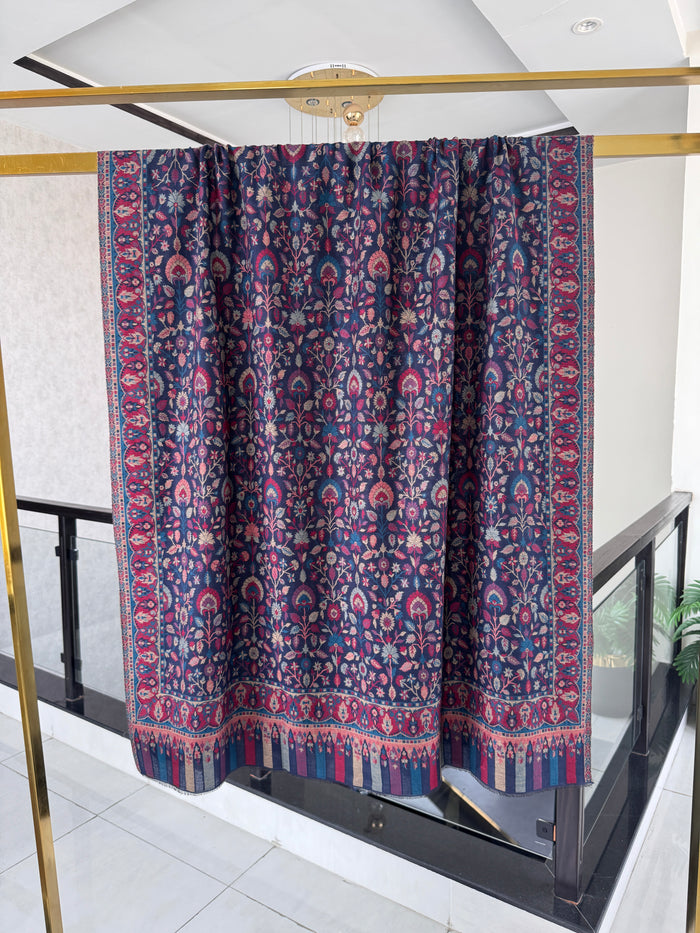Blue Kani shawl