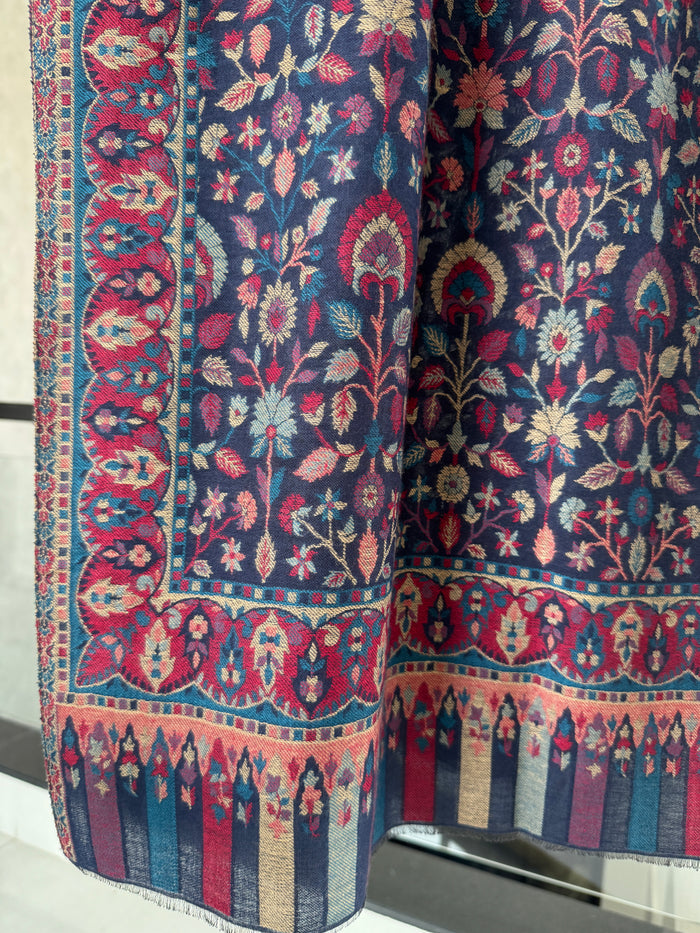 Blue Kani Shawl
