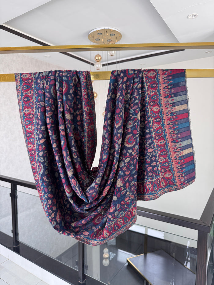 Blue Kani Shawl
