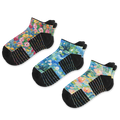 Viasox Brushstroke Ankle Compression Socks 3-Pack Bundle front view