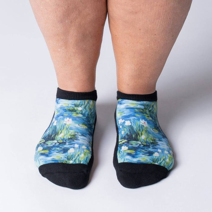 Viasox Brushstrokes Ankle Socks Bundle 3-Pack stretched display