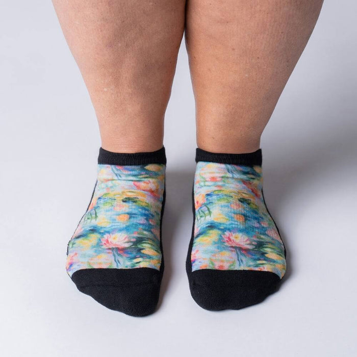 Viasox Brushstrokes Ankle Socks Bundle 3-Pack detail close-up
