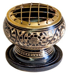 Burner: Brass Cone Incense Burner