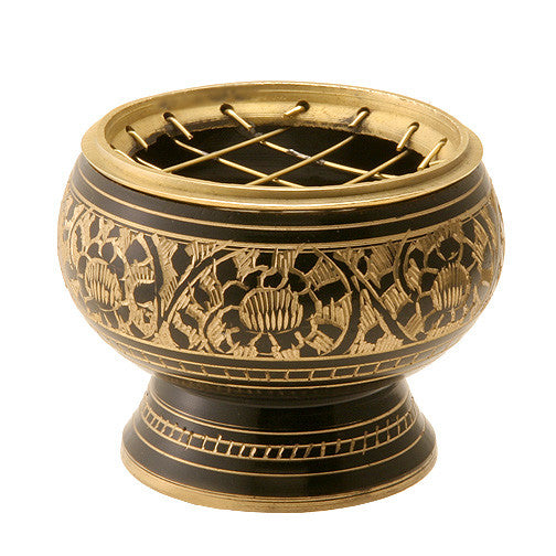 Burner: Brass Cone Incense Burner