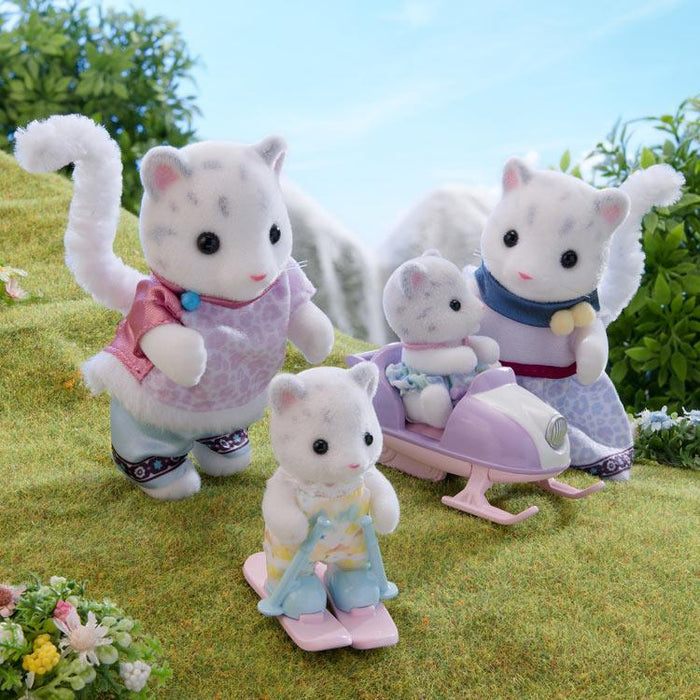Calico Critters Snow Leopard Family