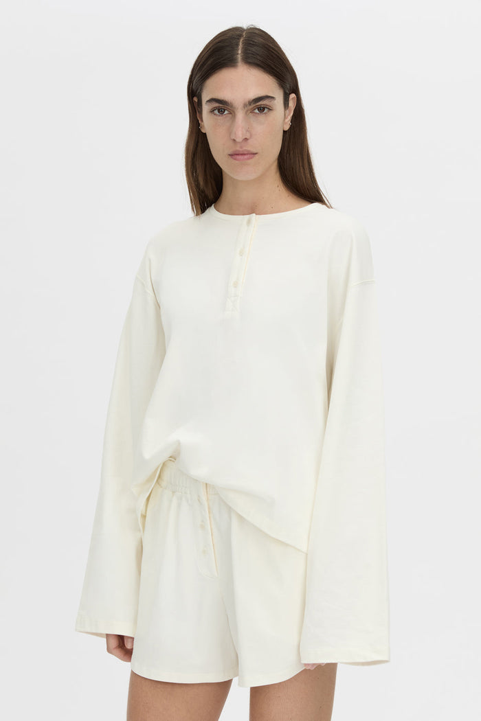 Camilla & Marc Maris Long Sleeve Tee - Soft White Hyde Boutique