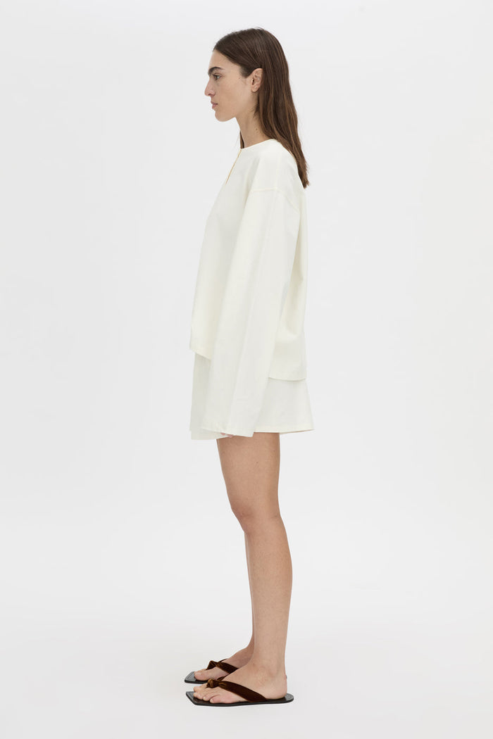 Camilla & Marc Maris Long Sleeve Tee - Soft White Hyde Boutique