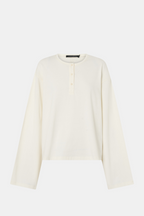 Camilla & Marc Maris Long Sleeve Tee - Soft White Hyde Boutique