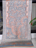 Cashmere Jamawar stole, 28x80 inches