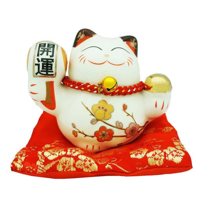 Ceramics Wealth Cat for Luck and Prosperity