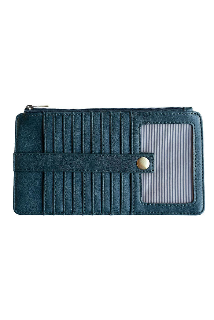 Classic Teal New Kara Mini Wallet