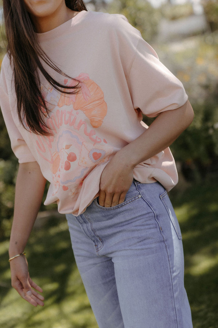 Clementine Favourite Things Tee - Dusky Pink Apparel > Women > Clothing > Tops > T-Shirts > Clementine Hyde Boutique