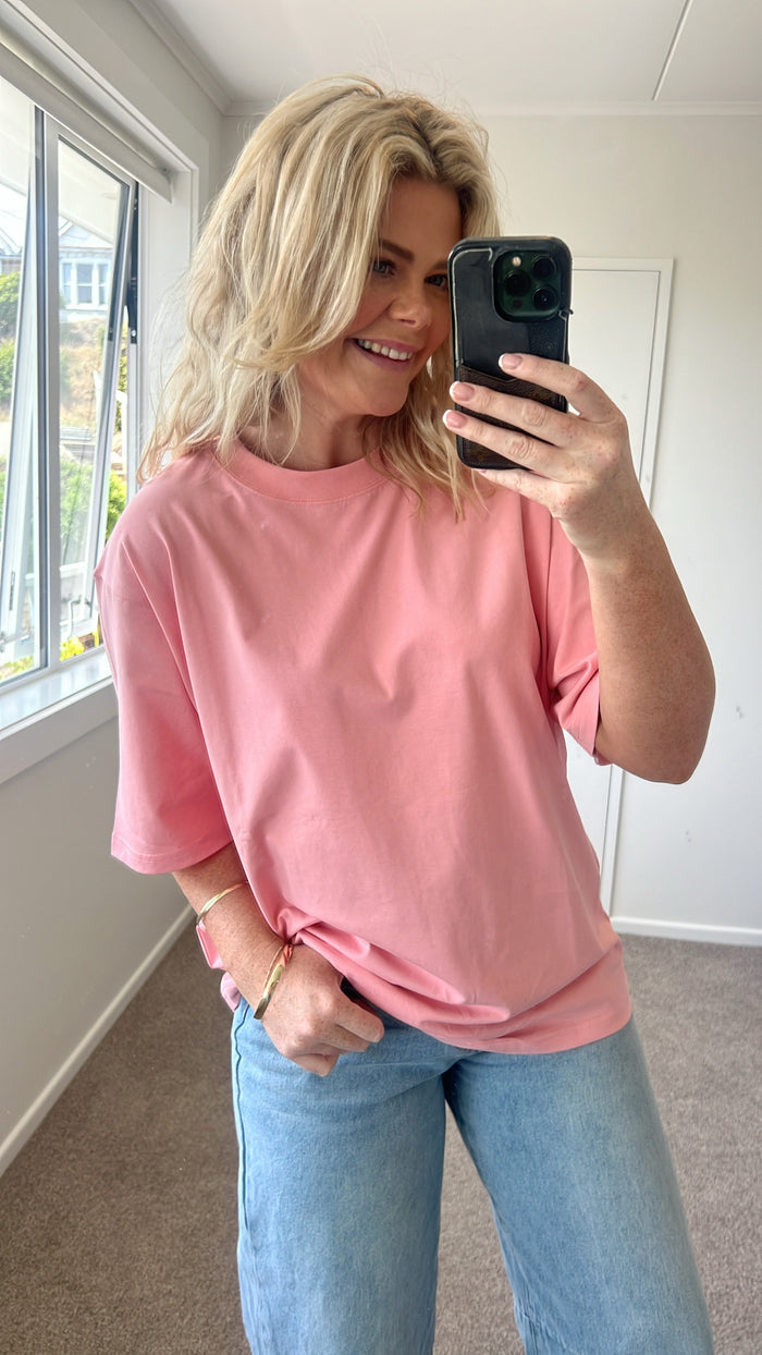 Clementine First Chapter Tee - Pink Apparel > Women > Clothing > Tops > T-Shirts > Clementine Hyde Boutique