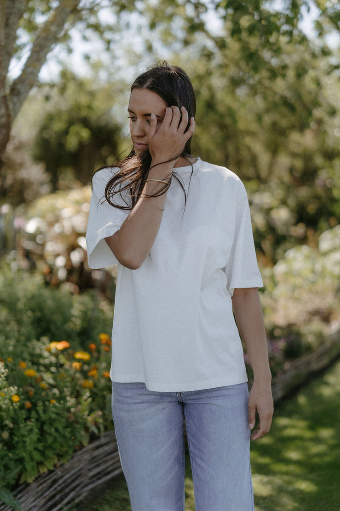 Clementine First Chapter Tee - White Hyde Boutique