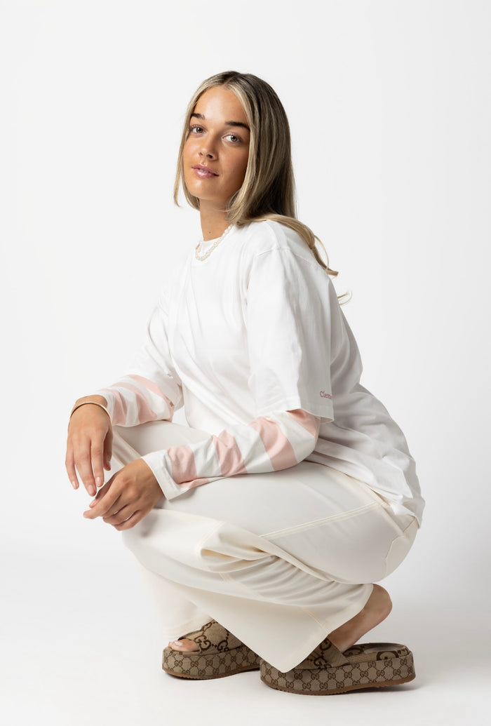 Clementine First Chapter Tee - White Apparel > Women > Clothing > Tops > T-Shirts > Clementine Hyde Boutique