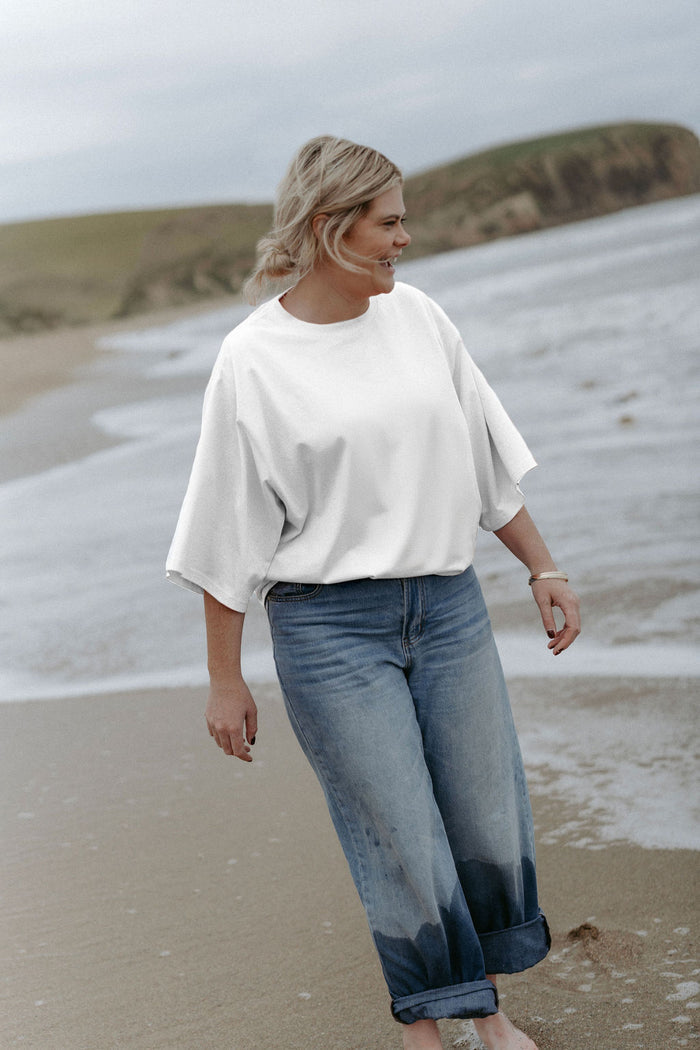 Clementine First Chapter Tee - White Apparel > Women > Clothing > Tops > T-Shirts > Clementine Hyde Boutique