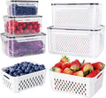 Clio Fruit Storage Containers for Fridge (5-Pack)