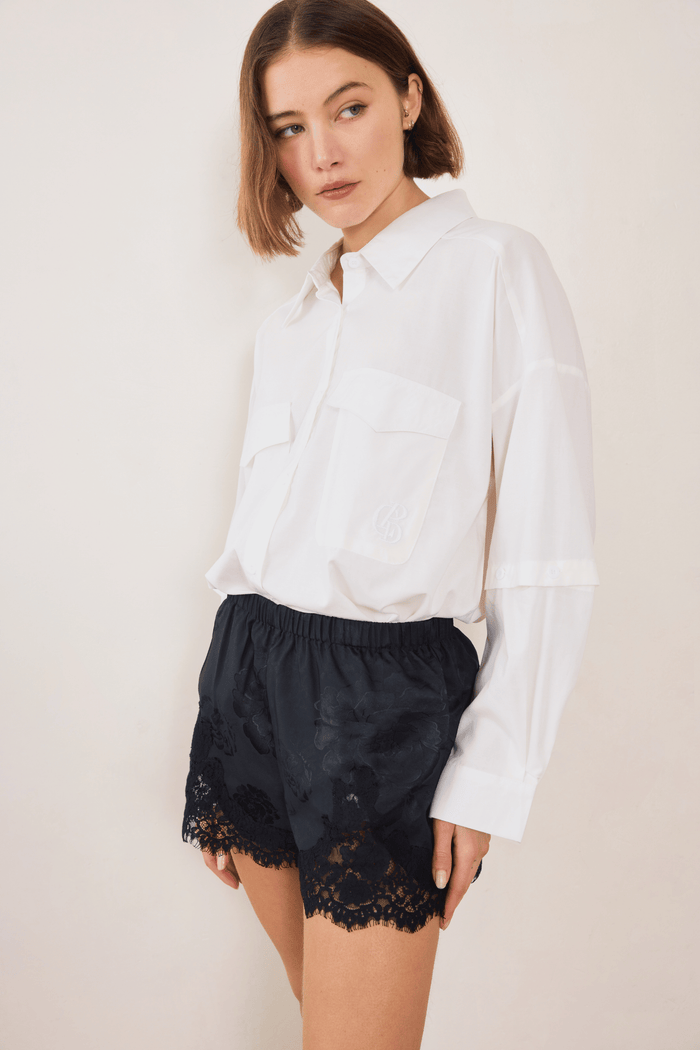 Commonplace Ease Shirt - White Hyde Boutique