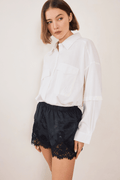 Commonplace Ease Shirt - White Hyde Boutique