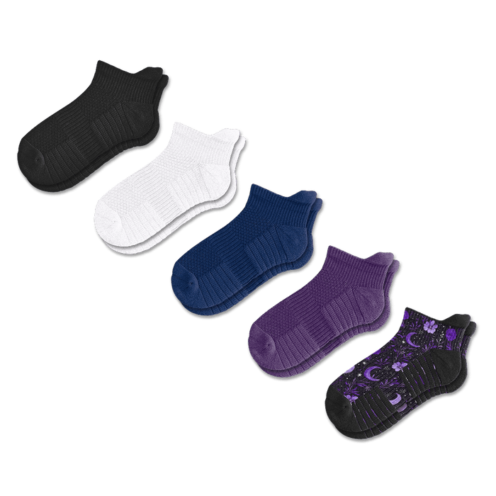 Viasox Cosmic Fusion Ankle Compression Socks Bundle 5-Pack front view