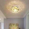Creative LED Crystal Flower Ceiling Light Chandelier - Canva Home
