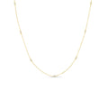 Cubic Zirconia Accented Necklace: 18"