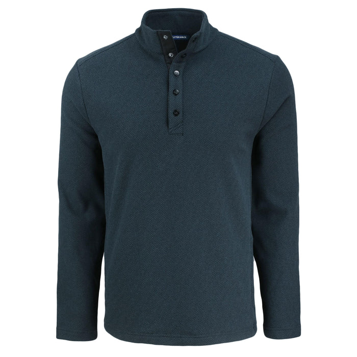 Cutter & Buck Hunts Point Eco Textured Fleece Recycled Snap Pullover