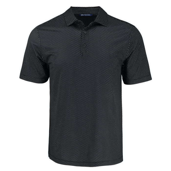 Cutter & Buck Pike Eco Shadow Check Print Recycled Polo