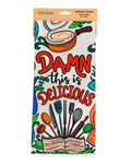 Damn This is Delicious Cotton Kitchen Towel