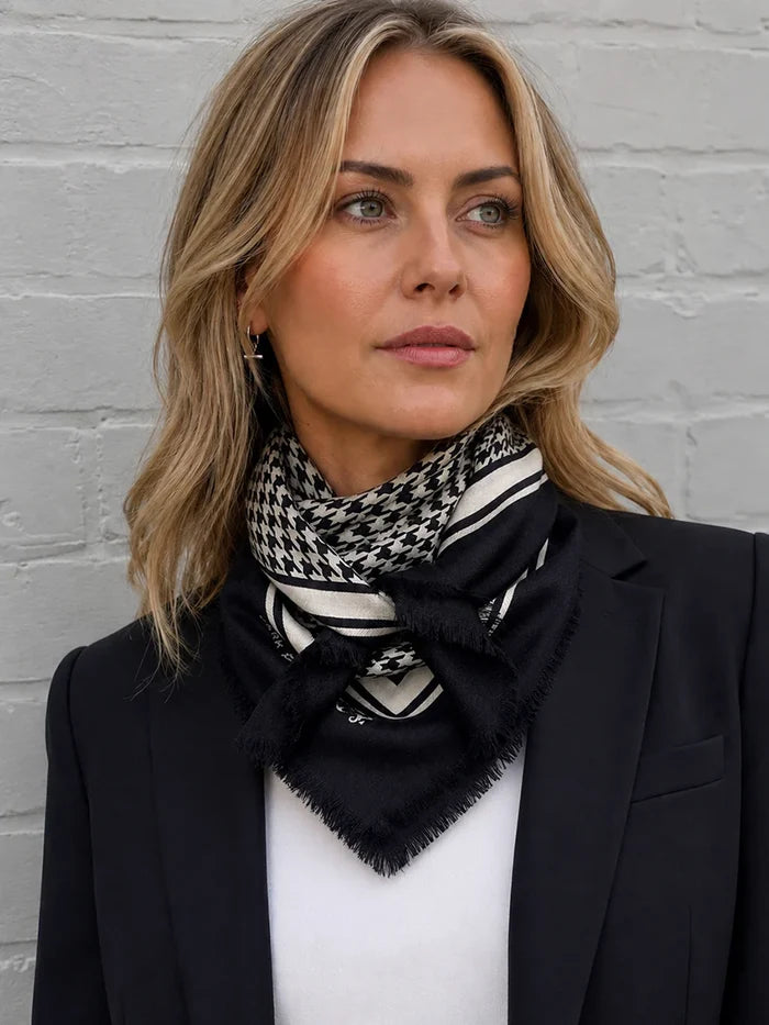 Dark Hampton The Hunter Petite Scarf Accessories > Scarves > Wool Silk Scarves > Petite Scarves > Dark Hampton Hyde Boutique