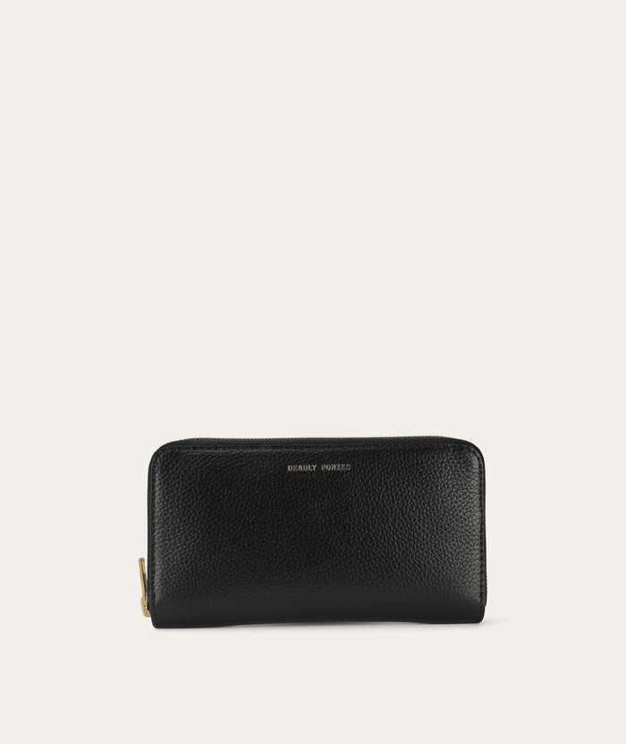Deadly Ponies Maxi Wallet - Black Accessories > Women > Accessories > Wallets & Card Holders > Wallets > Deadly Ponies Hyde Boutique