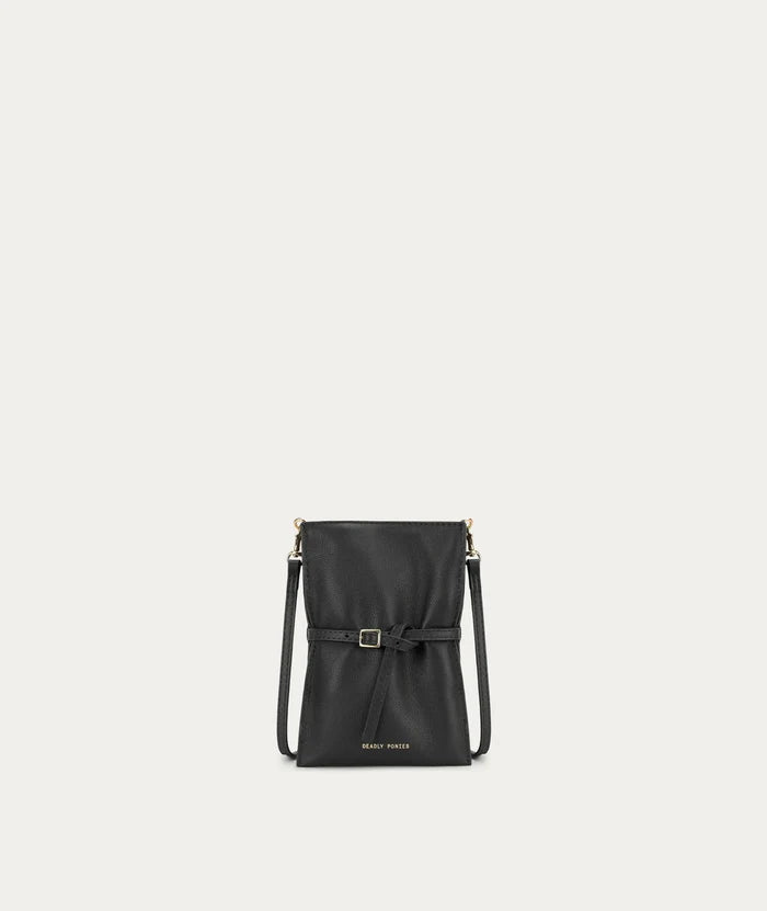 Deadly Ponies Penny Phone Pouch - Black Hyde Boutique