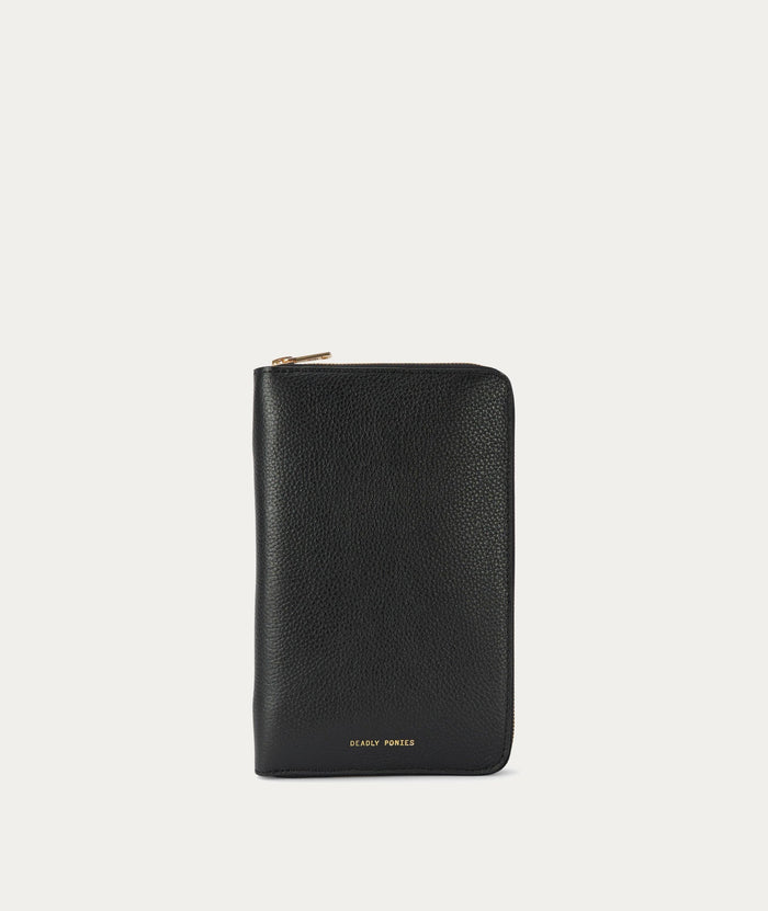 Deadly Ponies Travel Wallet - Black Accessories > Women > Accessories > Wallets & Card Holders > Wallets > Deadly Ponies Deadly Ponies