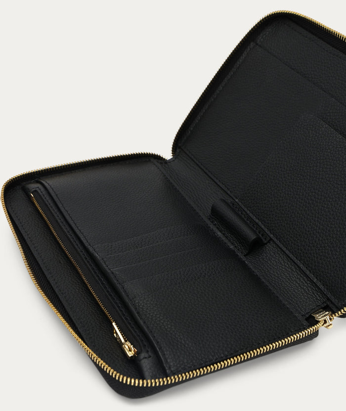 Deadly Ponies Travel Wallet - Black Accessories > Women > Accessories > Wallets & Card Holders > Wallets > Deadly Ponies Deadly Ponies