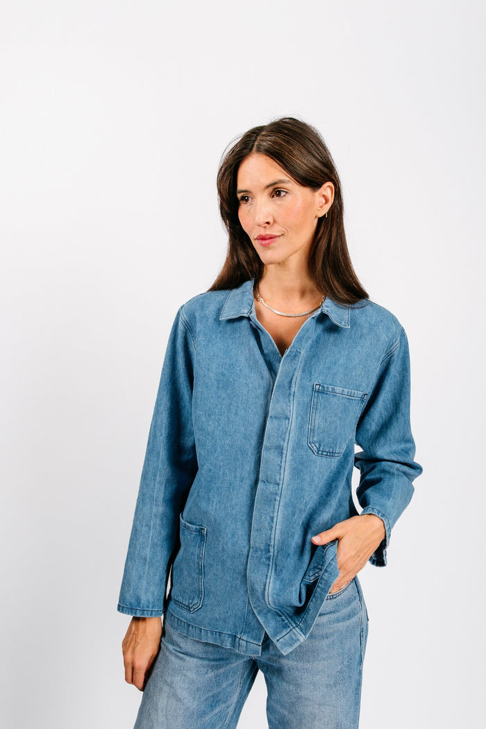 Denim Olympic Jacket