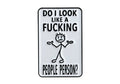 Do I Look Like a Fucking People Person - Hey Now Enamel Pin