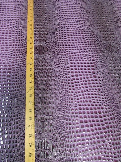 Dragon Red (New Lot) Florida Gator 3D Embossed Vinyl Fabric / Sold By The Yard