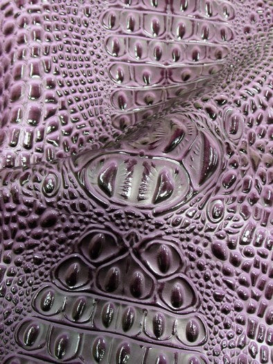 Dragon Red (New Lot) Florida Gator 3D Embossed Vinyl Fabric / Sold By The Yard