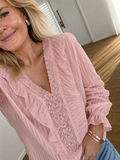 Drama The Label x HYDE Exclusive Amelia Blouse - Blush Arriving Start Sept Apparel > Women > Clothing > Tops > Blouses & Shirts > Drama The Label Hyde Boutique