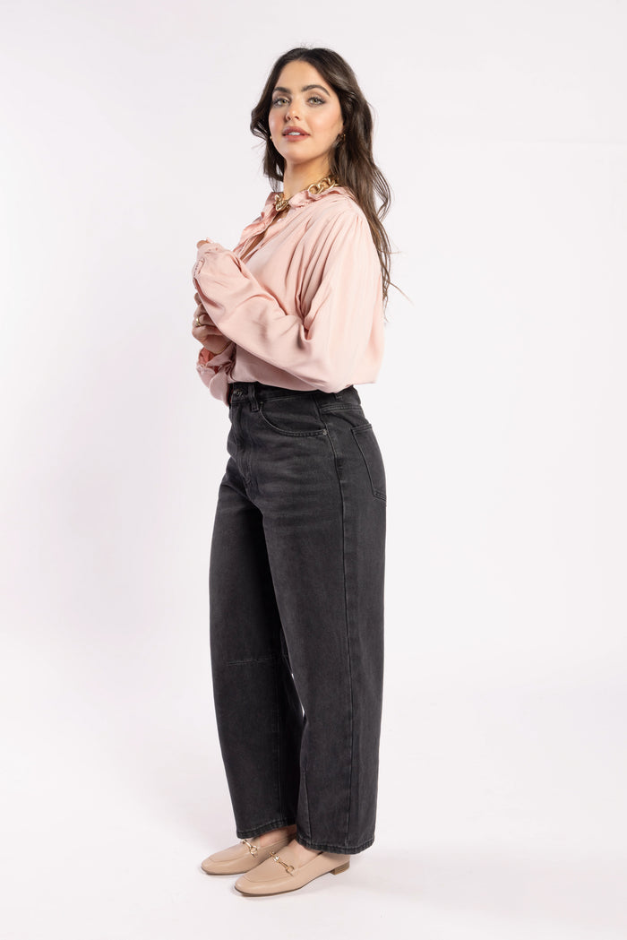 Drama The Label x HYDE Exclusive Cest La Vive Blouse - Dusky Pink Arriving Start Oct Apparel > Women > Clothing > Tops > Blouses > Long Sleeve Blouses > Drama The Label Hyde Boutique