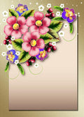 DoorFoto Door Cover Easter Flowers