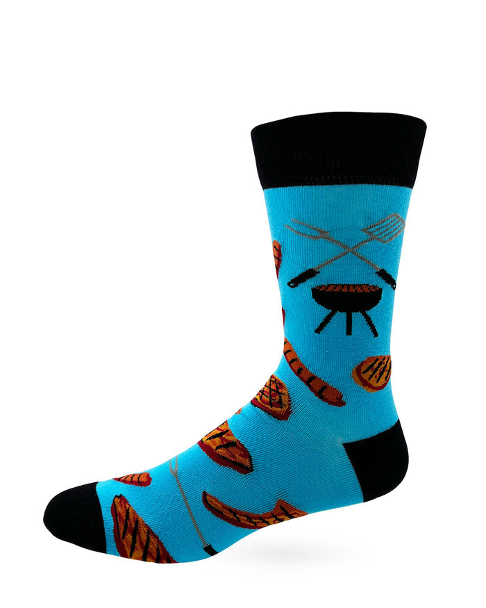 Eat My Meat Men's Novelty Crew Socks
