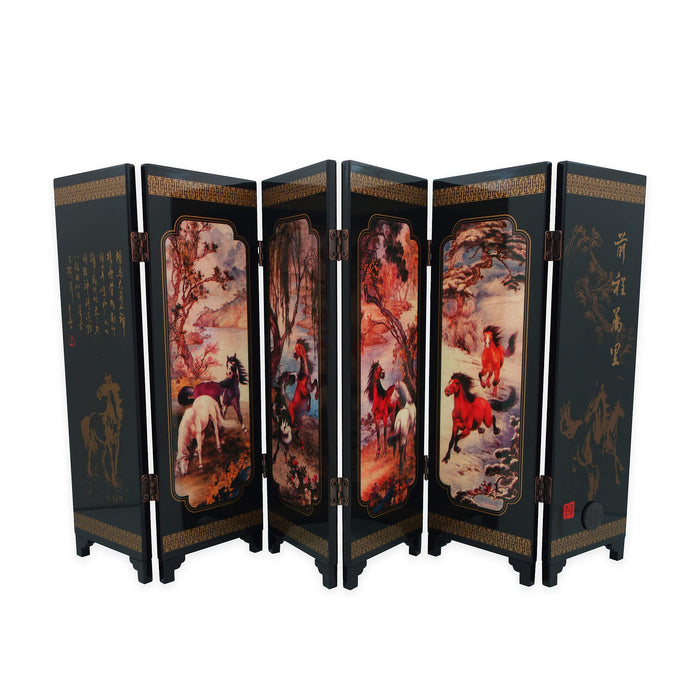 Eight Horses Foldable Screen Art