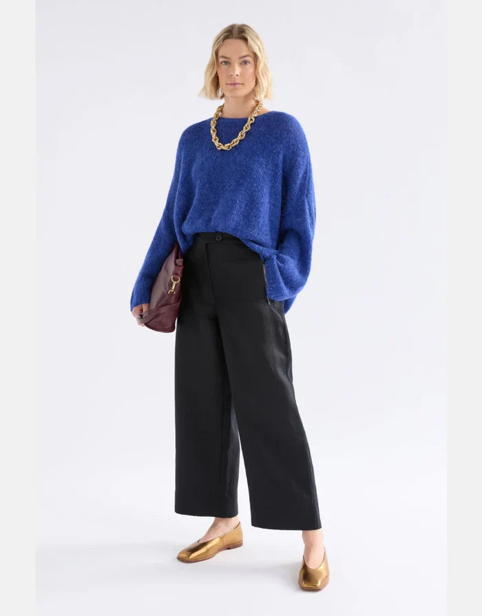 Elk Agna Sweater - Deep Cobalt Apparel > Women > Clothing > Knitwear > Jumpers > Crew Neck Jumpers > Elk Hyde Boutique